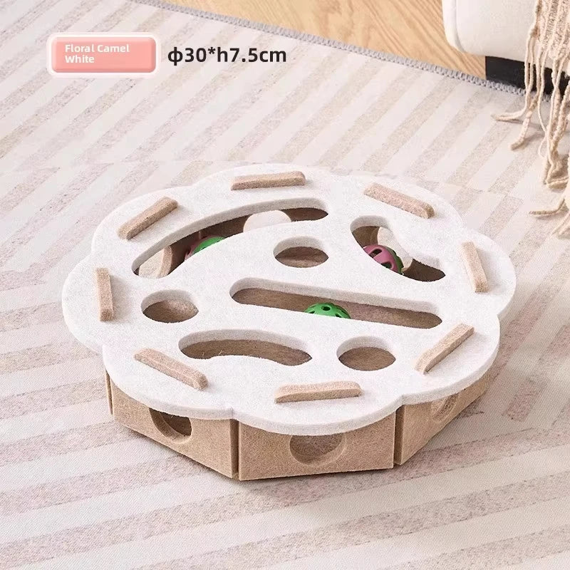 Felt Cat Puzzle Box Toy