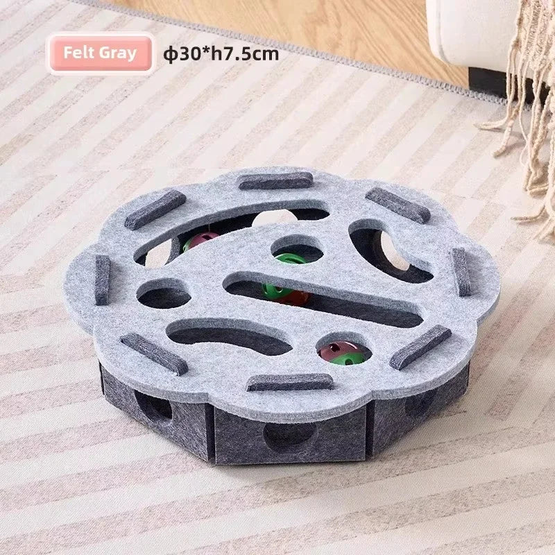 Felt Cat Puzzle Box Toy